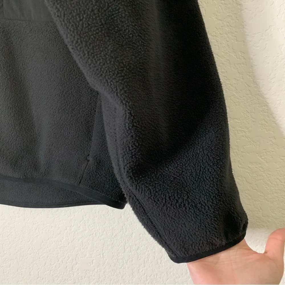 Lululemon Mens black snap button fleece cardigan L